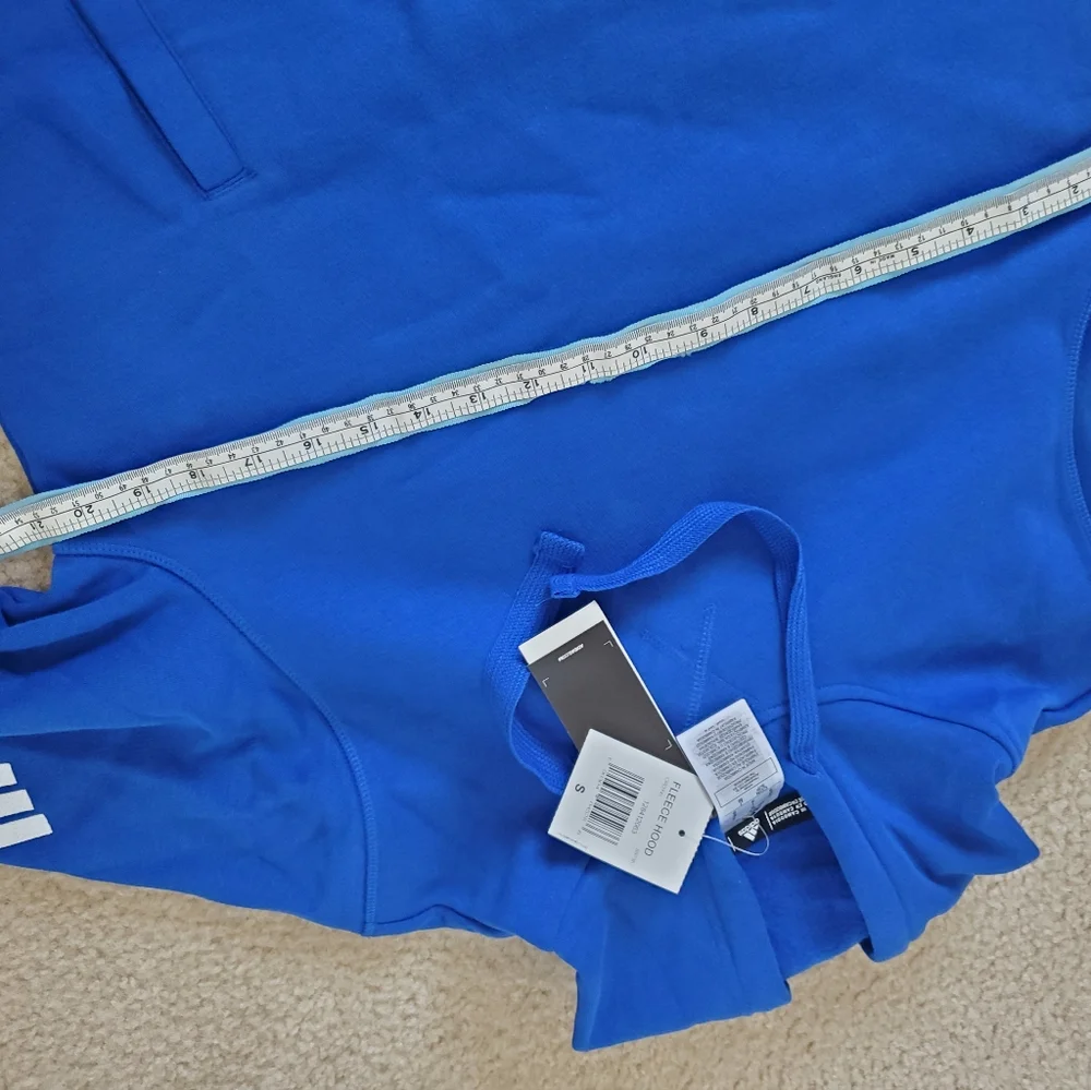 Adidas Men's Blue Hoodie Sweater Size Small